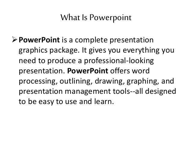 ms office presentations
