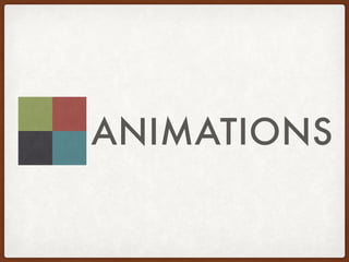 ANIMATIONS
 