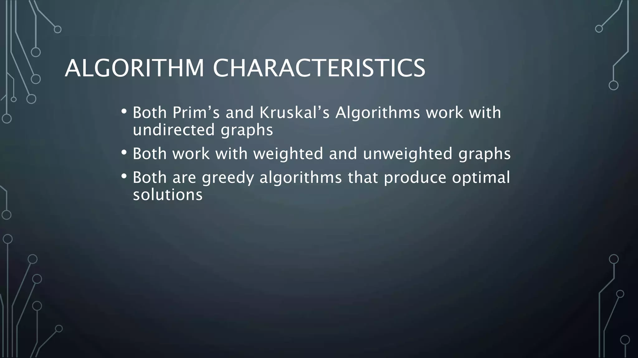 A presentation on prim's and kruskal's algorithm | PPTX | Cycling | Sports image.