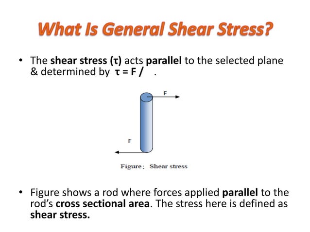 A presentation on shear stress (10.01.03.139) | PPTX | Physics | Science