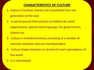 A presentation on social and cultural environment of international ...