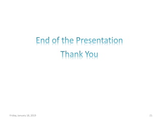 Friday, January 18, 2019 21
 