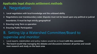 A presentation on the transboundary water dispute of the Silala ...