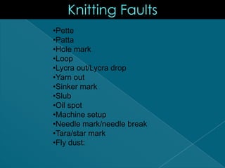 Weft Knitting