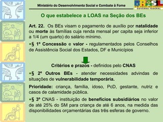  Auxílio-natalidade - 1 SM