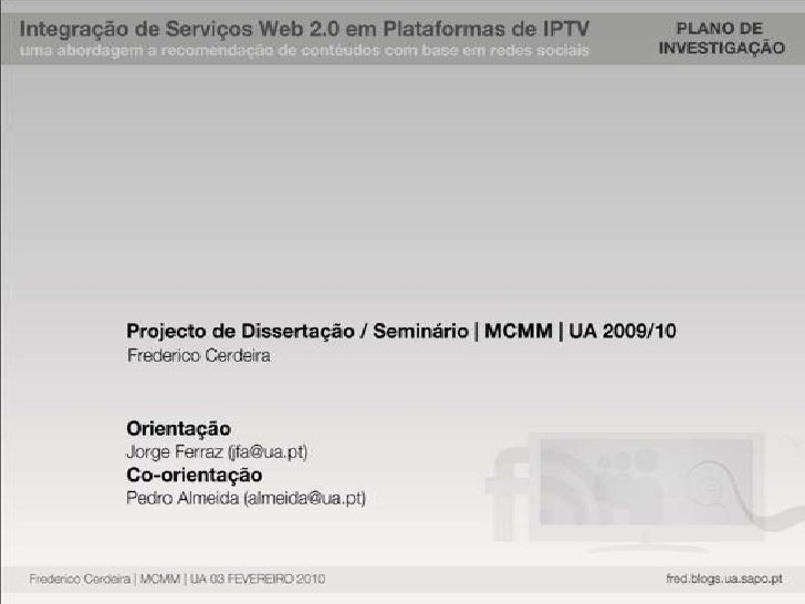 Plano de Investigação