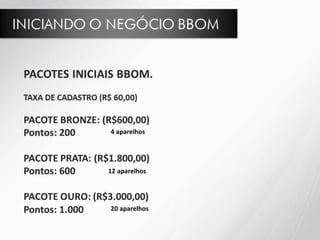 4 aparelhos
12 aparelhos
20 aparelhos
 