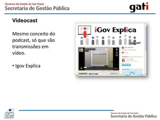 Gestão do Conhecimento como ProcessoDirecionamento EstratégicoAs iniciativas e processos que lidam com os conhecimentos organizacionais podem gerar melhores resultados se contarem com uma abordagem sistêmica de Gestão do Conhecimento (GC):Um direcionamento estratégico claro Infraestrutura e ferramentas adequadasUm processo estruturado e continuado para tratamento dos conhecimentos críticos da organizaçãoDessa forma, é possível gerar resultados para os servidores, para o governo e para a sociedade, obtendo o máximo valor a partir do conhecimento existente – ou mesmo da criação de novos conhecimentos – na organização.GovernançaCodificarCriar / InovarGCOrganizarReterCompartilharDisseminar© TerraForum ConsultoresTaxonomia (classificação)Infraestrutura, Ferramentas, Tecnologia