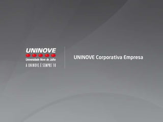 UNINOVE Corporativa Empresa
 