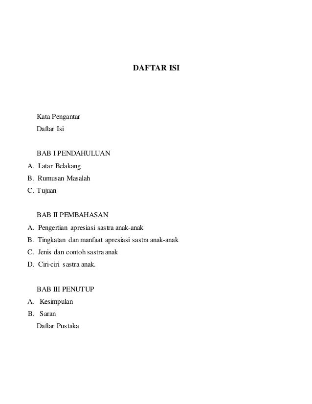 Makalah Apresiasi Karya Sastra Anak secara Reseptif