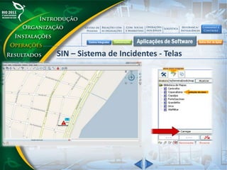SIN – Sistema de Incidentes - Telas
 