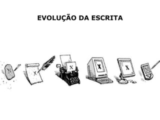EVOLUÇÃO DA ESCRITA
 