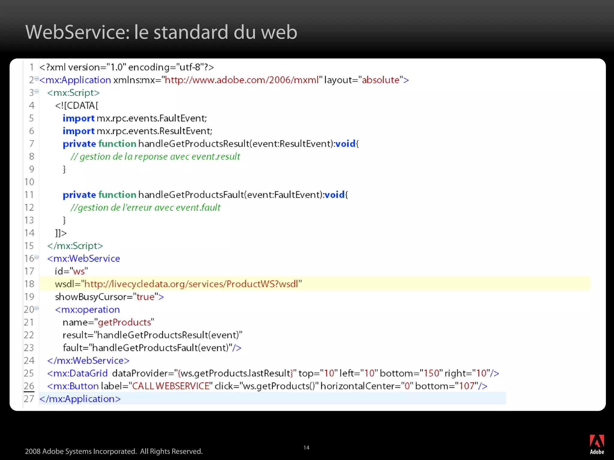 Adobe LiveCycle Data Services
