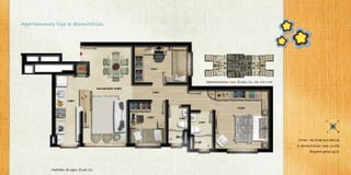 Apartamento tipo 3 dormitórios.




                                                                      7,07m2




                                                                                                   Apartamentos com finais 01, 03, 04 e 06.
                                        Sala estar/jantar 16,36m2
                                                                        3,42m2


                     6,58m2

                                                                                                                     13,33m2


                                                                    5,50m2       2,38m2
                                                                                                                                                              L     S
                                                                                          2,78m2


                                                                                                                                                              N    O


                                                                                                                                               70m2 de área privativa
                                                                                                                                              3 dormitórios com suíte
                                                                                                                                                    Espera para split



           Medidas do apto. final 03.
 