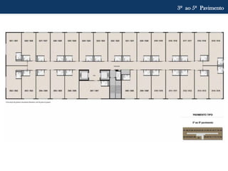 3º ao 5º Pavimento
 