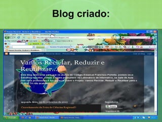 Blog criado: 