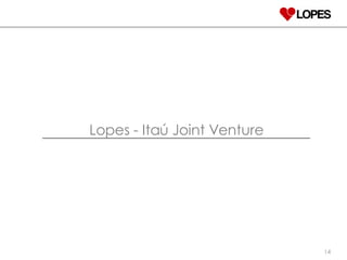 Lopes - Itaú Joint Venture 
