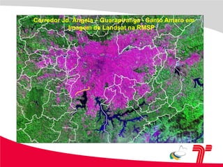    Corredor Jd. Ângela – Guarapiranga - Santo Amaro em Imagem de Landsat na RMSP