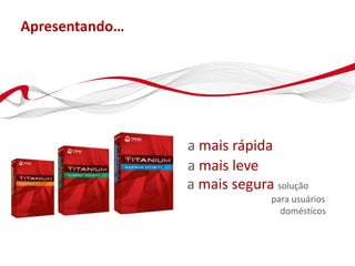 Apresentando…a mais rápidaa mais levea mais segurasolução                                       para usuários                                          domésticos