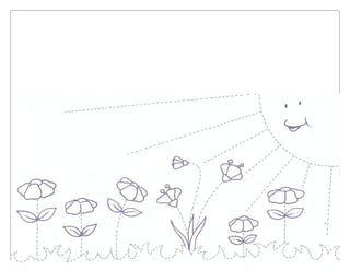 Instrucciones:
-Marca con lápices de colores las líneas punteadas del dibujo
 