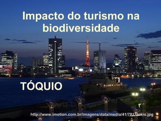 Impacto do turismo na biodiversidade TÓQUIO http://www.imotion.com.br/imagens/data/media/41/7817tokio.jpg 