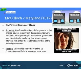 Lesson: AP Review Day 2 2/51
 