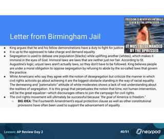 Lesson: AP Review Day 2 40/51
 