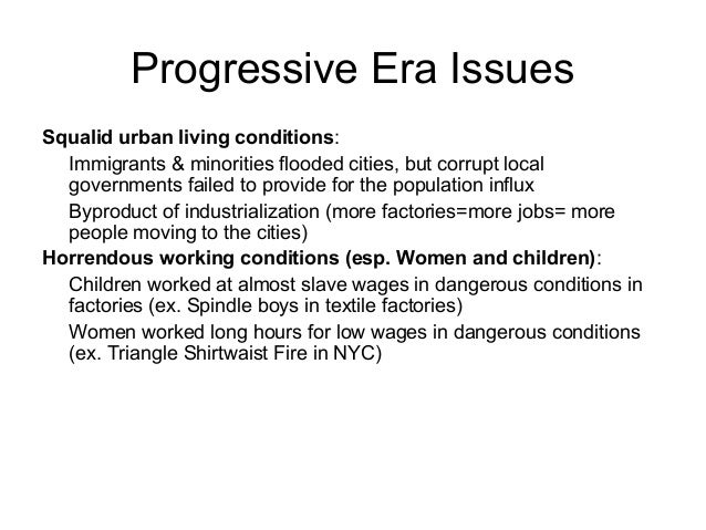 Progressive Reform Chart Answers