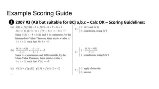 Example Scoring Guide
 