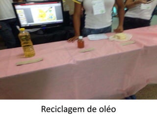 Reciclagem de oléo
 