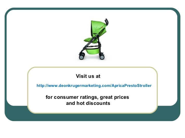 aprica presto stroller