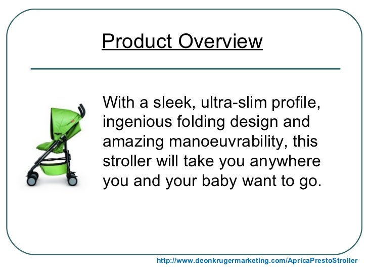 aprica presto stroller