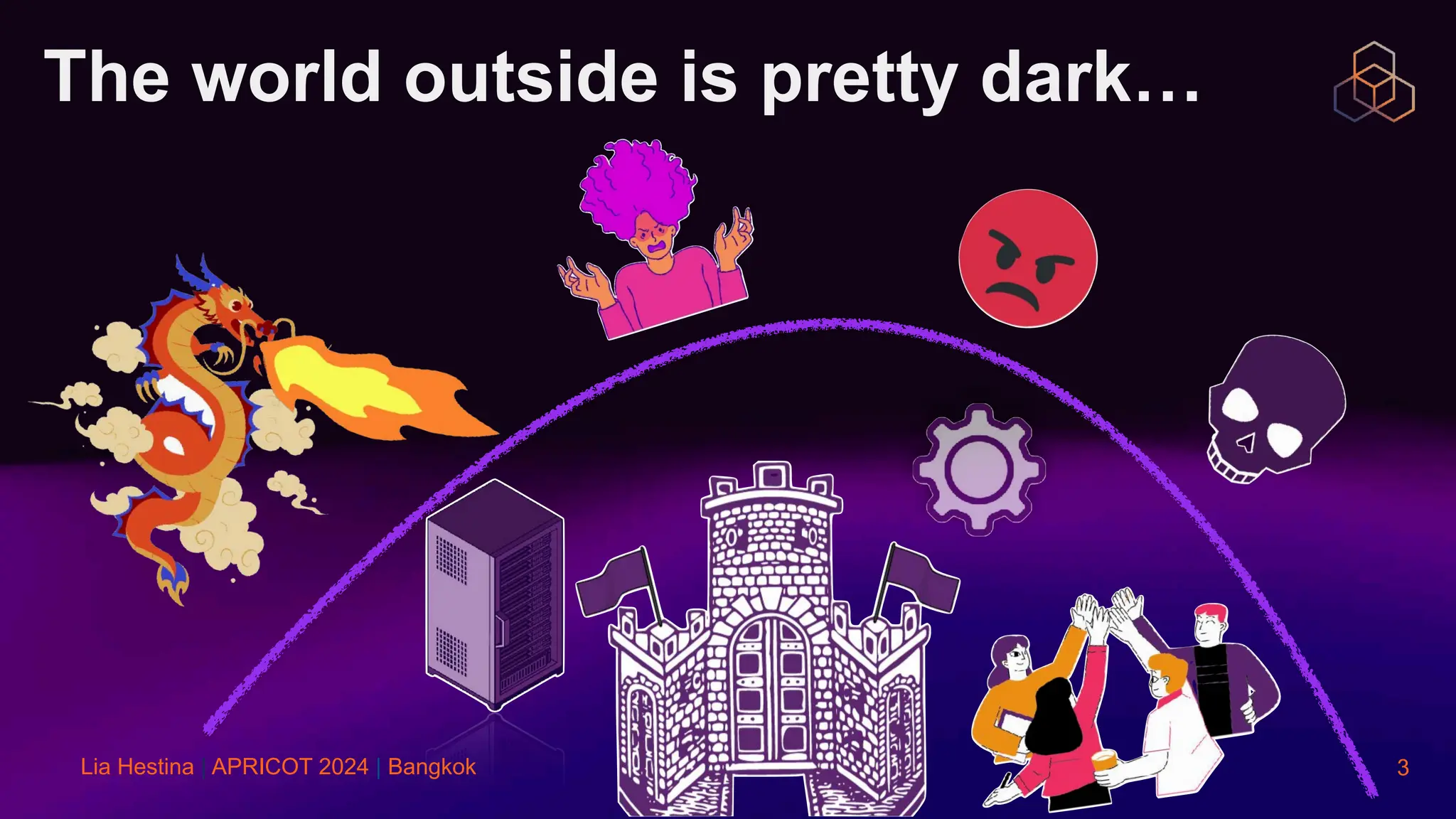 Lia Hestina | APRICOT 2024 | Bangkok 3
The world outside is pretty dark…
 