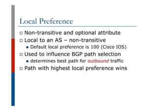 BGP Techniques for Network Operators | PDF