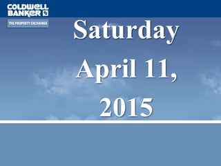 Saturday
April 11,
2015
 