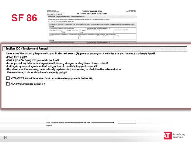 Worksheets Sf 86 Worksheet preventing personnel clearance issues sf 8624 25