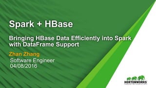 Spark + HBase | PPT