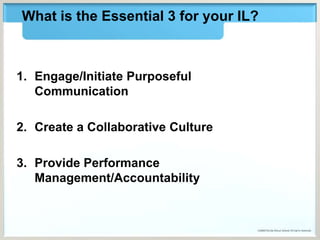 Focus on IL’s Essential 3