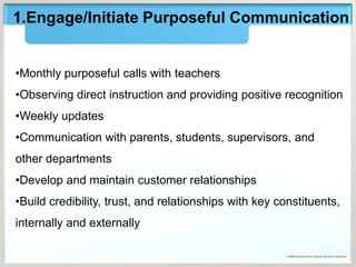 Prompt response to questions and problems