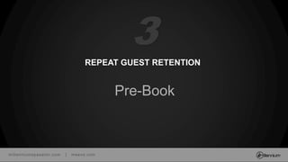 millenniumspasalon.com | meevo.com
REPEAT GUEST RETENTION
Pre-Book
3
 