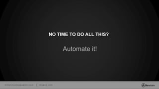 millenniumspasalon.com | meevo.com
NO TIME TO DO ALL THIS?
Automate it!
 