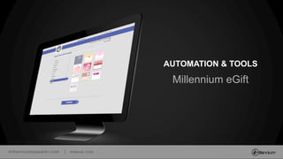 millenniumspasalon.com | meevo.com
Millennium eGift
AUTOMATION & TOOLS
 