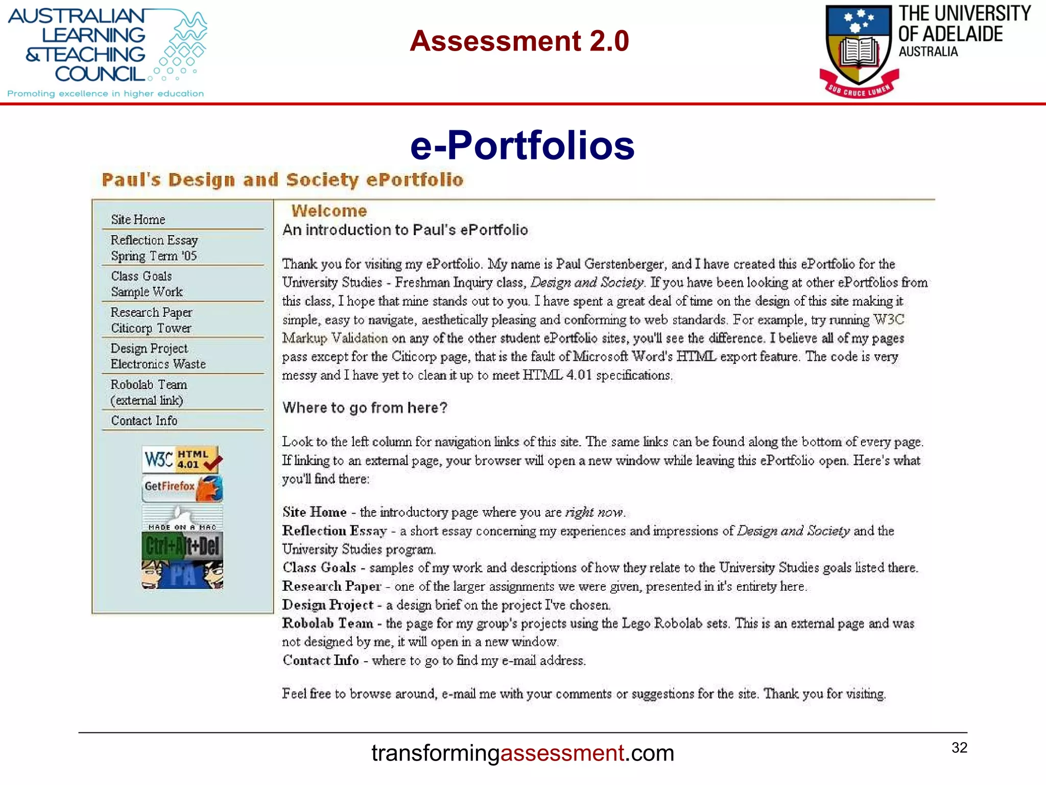 e-Portfolios 