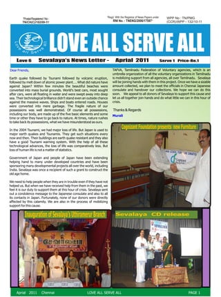 April  2011 Newsletter