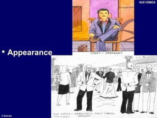 • Appearance
NUX VOMICA
© Subrata
 