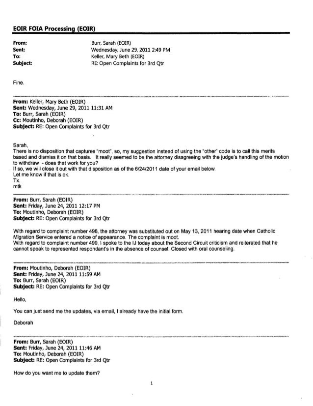 eoir complaints unredacted december 2014 release eoir foia form