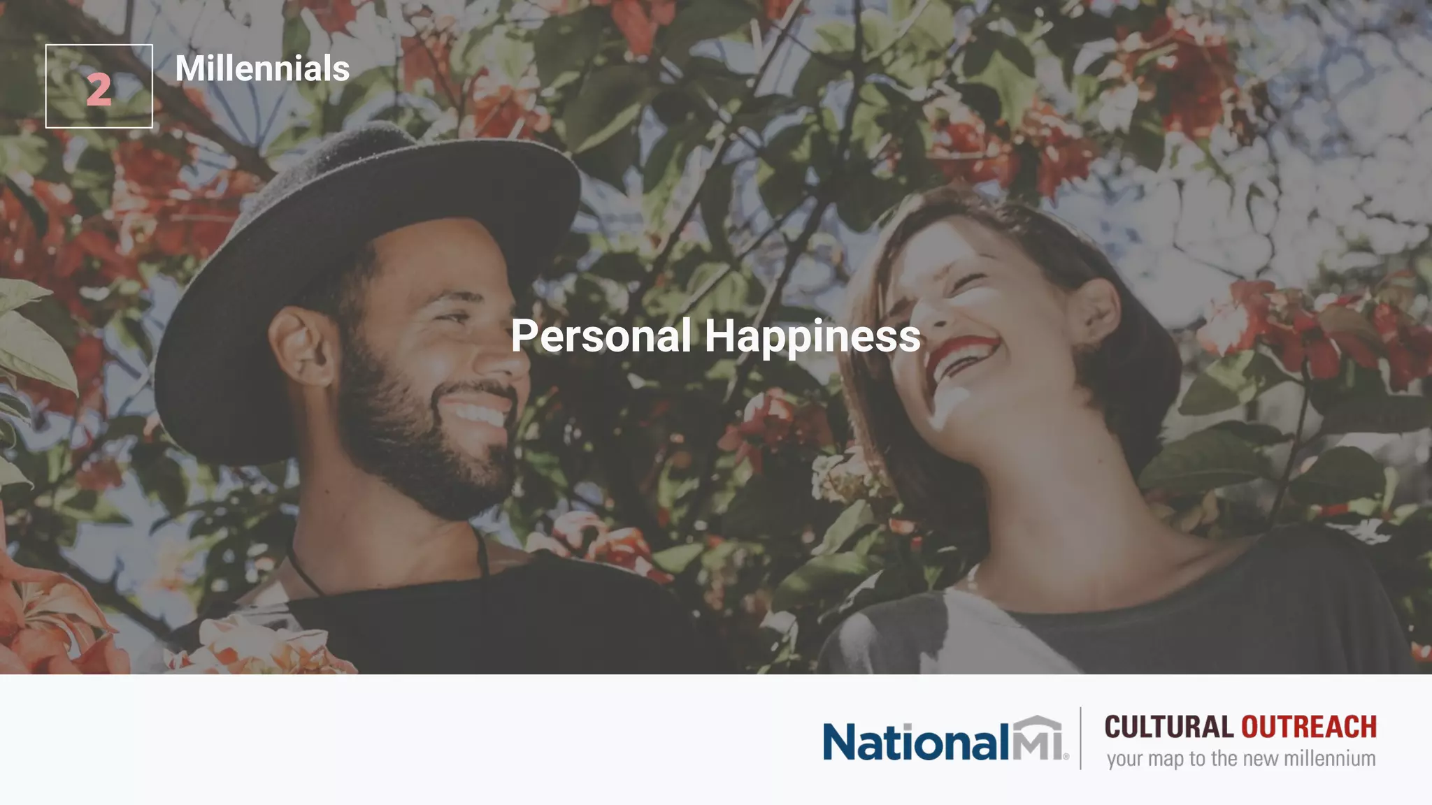 Personal Happiness
2
Millennials
 