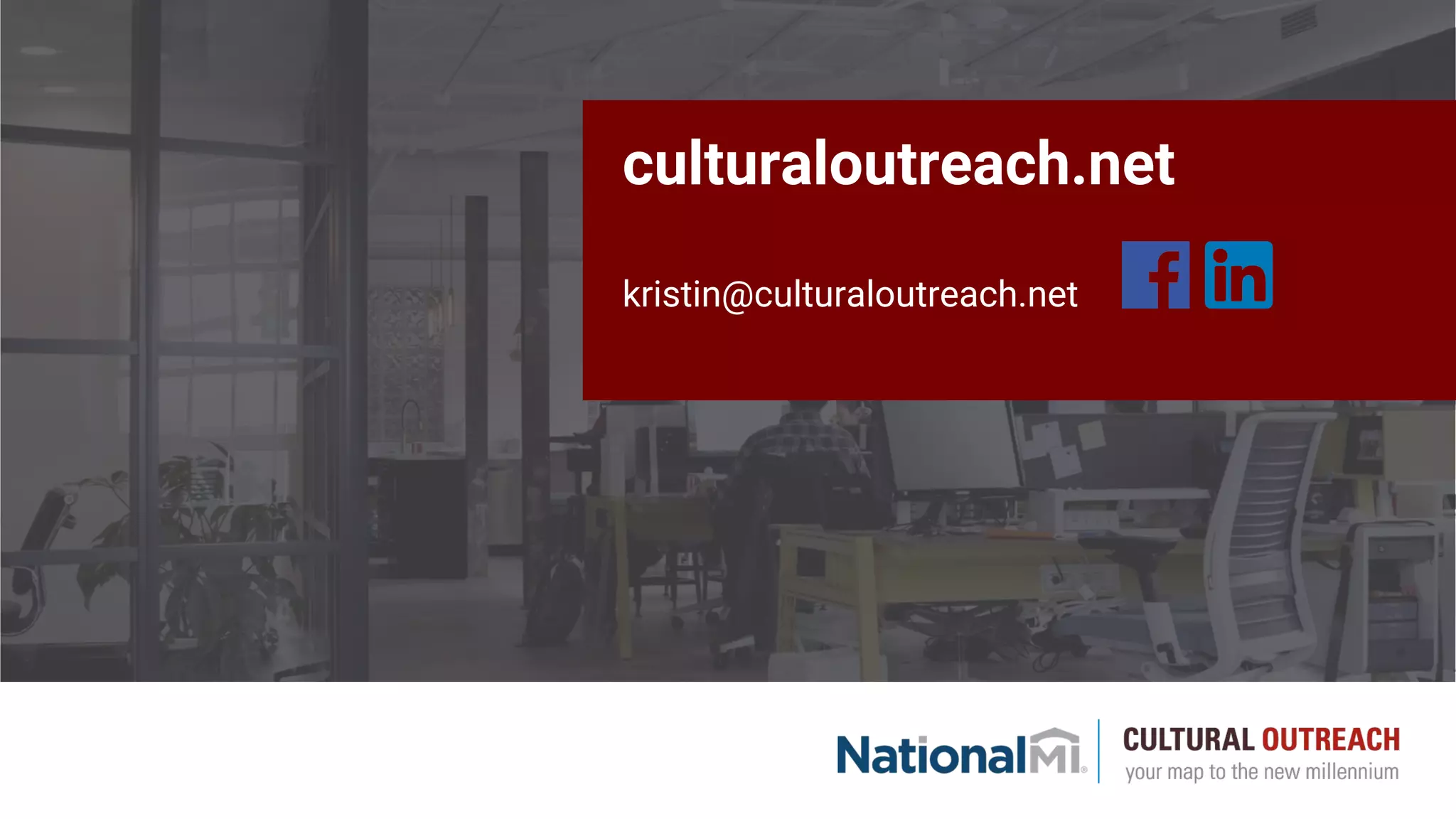culturaloutreach.net
kristin@culturaloutreach.net
 