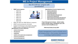 ERAU Degree Briefing--Project Management | PPTX