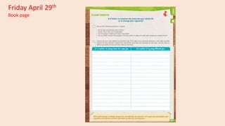 Friday April 29th
Book page
 